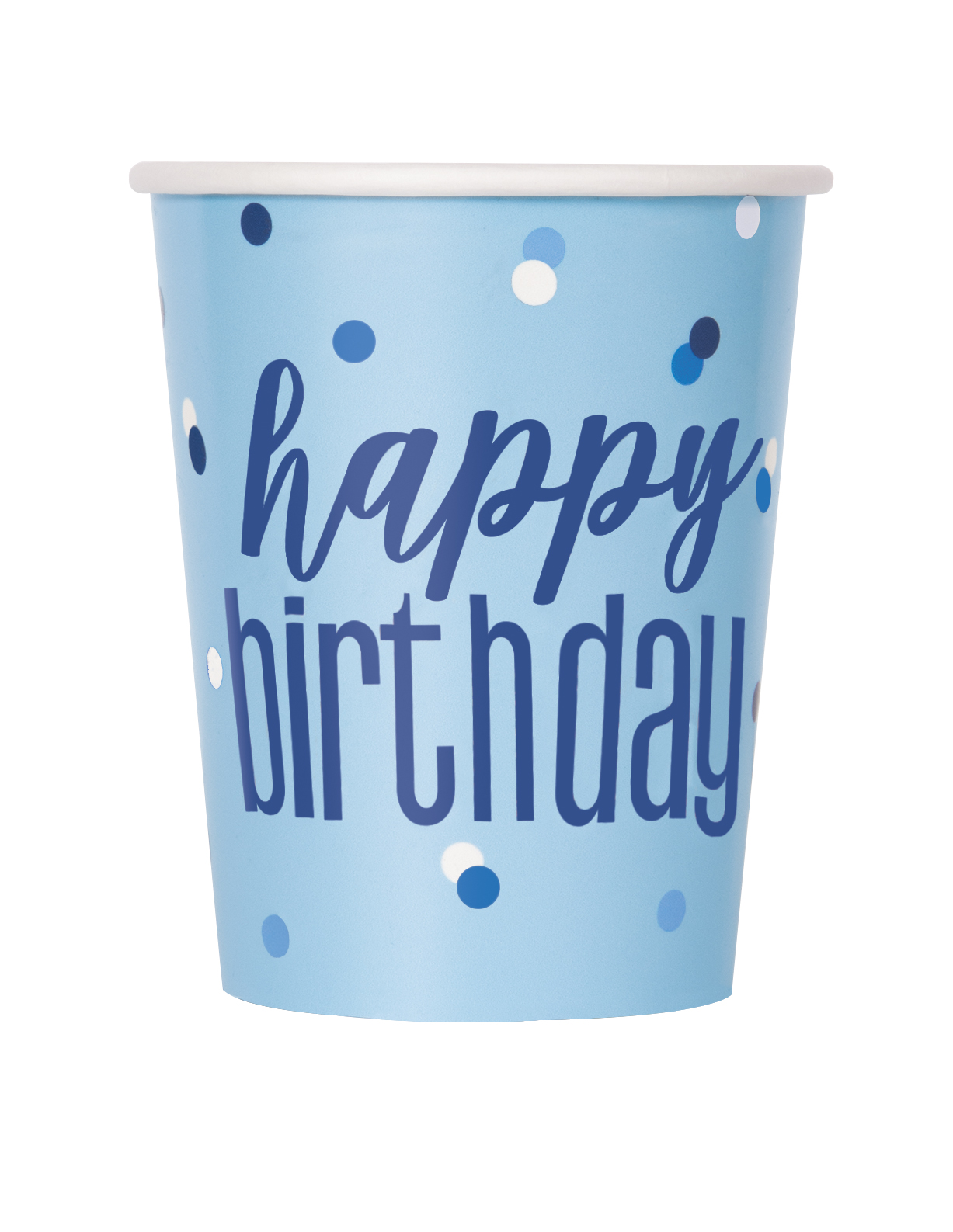 UNIQUE PARTY 12ft Glitz Blue Foil 'Happy 21st Birthday' Banner - View #4